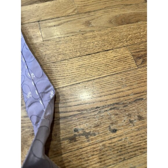 Allea Milano Men’s Tie 100% Silk Bright Colorful Necktie Handmade Italy Purple - Picture 8 of 12